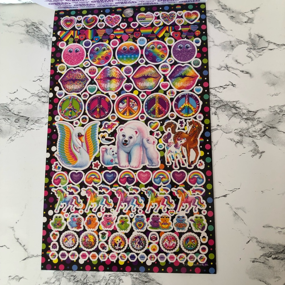 Lisa Frank Sticker Booklet: Over 600 Stickers - Picture 5 of 8